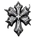 3 Nail Cross tattoo design idea