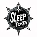 Sleep Token Logo tattoo design idea