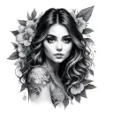Melissa tattoo design idea