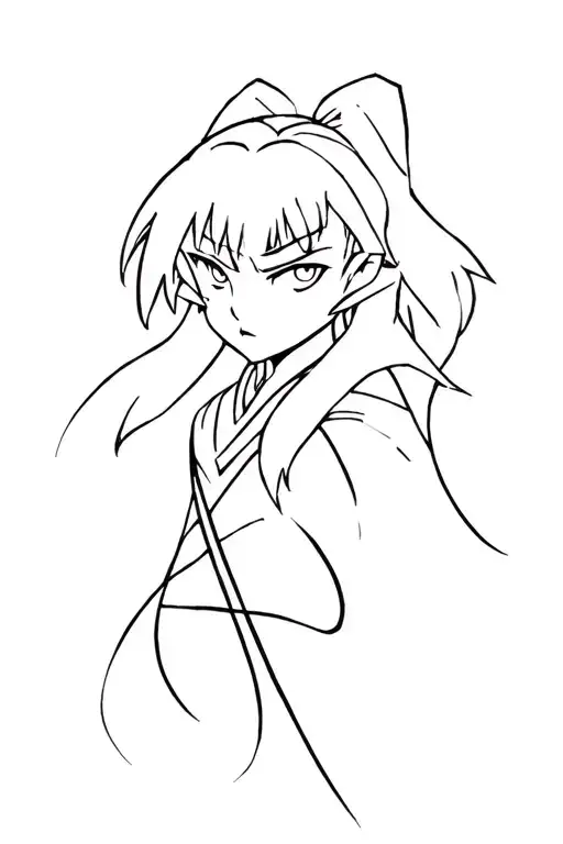 inuyasha evil tattoo design idea