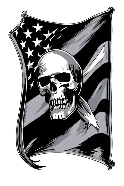 Rebel Flag tattoo design idea