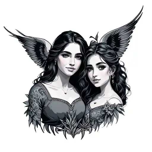 Family Protector tattoo design idea