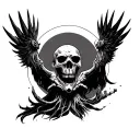 metalcore bands, sleep theory, sleep token, bad omens, fit for a king, parkway drive,  tattoo design idea