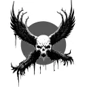 metalcore bands, sleep theory, sleep token, bad omens, fit for a king, parkway drive,  tattoo design idea