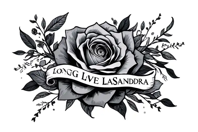 Long Live LaSandra tattoo design idea
