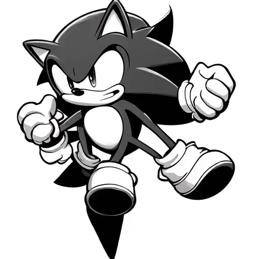 Knuckles from sonic the hedgehog tattoo design idea