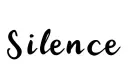 "Silence" tattoo design idea