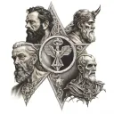 The Holy Trinity tattoo design idea