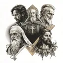 The Holy Trinity tattoo design idea