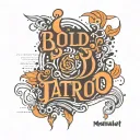 *Minimalist Typography**: Use bold, modern typography that emphasizes the phrase. Consider a gradient or a vibrant  tattoo design idea