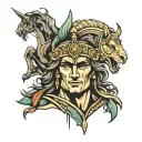 Alexander the Great tattoo design idea