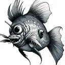Angler Fish tattoo design idea