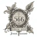 scripture John 3:16 bible verse tattoo design idea