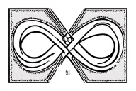 infinity sign with date and paw print, very small not 3D tattoo design idea