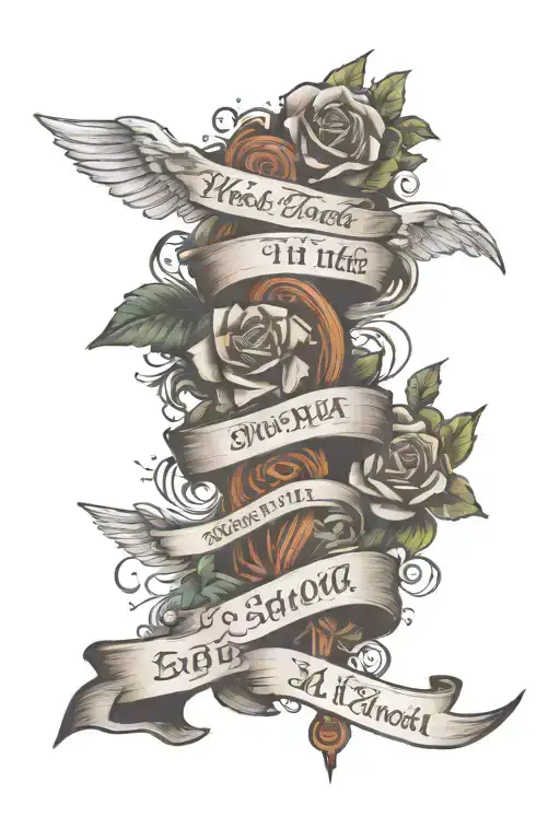 joshua 1:9 bible verse tattoo design idea