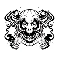 juggalo tattoo design idea
