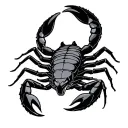 Japanese Scorpion tattoo design idea
