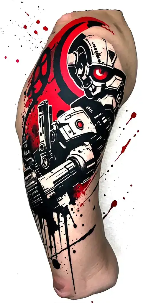 warhammer 40000 symbol combined space marine emblem tattoo design idea