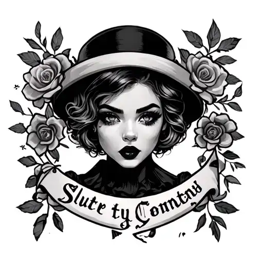 Slutty Tramp Stamps tattoo design idea