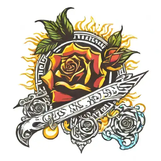 guns n roses tattoo design idea