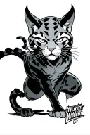 wildcat from Dc comics tattoo design idea