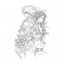 my siblings keeper tattoo design idea