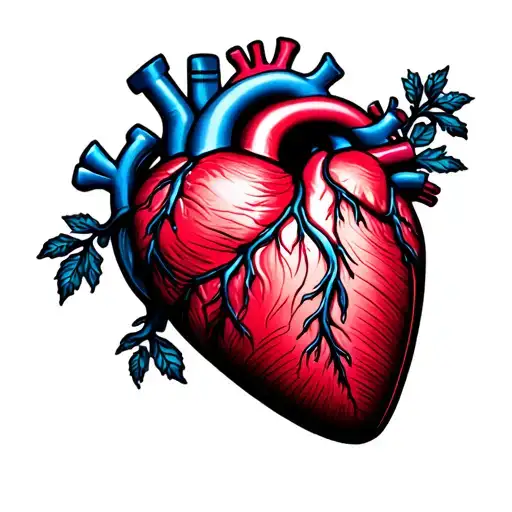 Idaho River heart Roll on Daddy tattoo design idea