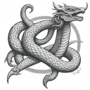 sagittarius, year of the snake tattoo tattoo design idea