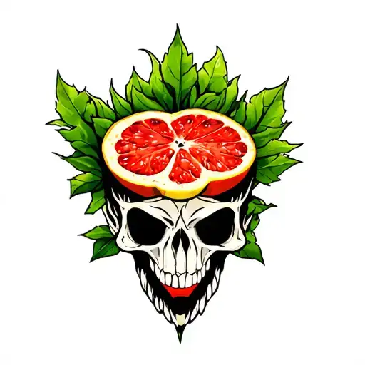 Frugivore being built tattoo design idea