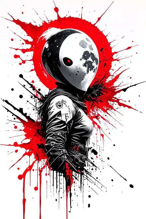 Sun And Moon Knight tattoo design idea