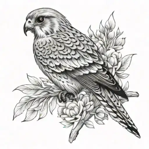 kestrel tattoo design idea