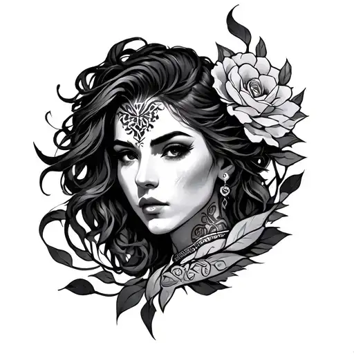 Fortune helps strong tattoo design idea