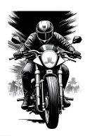 forearm Suzuki motorcycle riding tattoo design idea