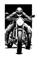 forearm Suzuki motorcycle riding tattoo design idea