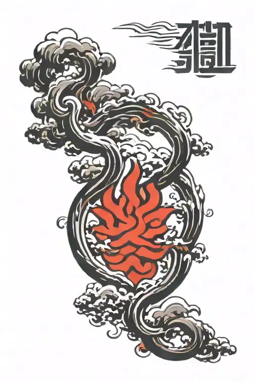 MOUTAINS 406 FIRE AND EMS symbols tattoo design idea