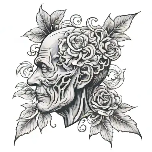 Alzheimer tattoo design idea