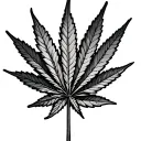 420 friendly Call tattoo design idea