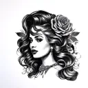 Ideas from the singer adele  tattoo design idea