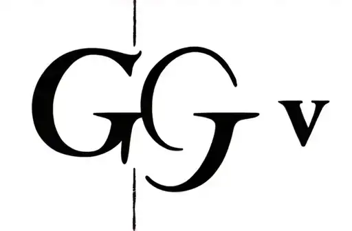 "G > ^v" tattoo design idea