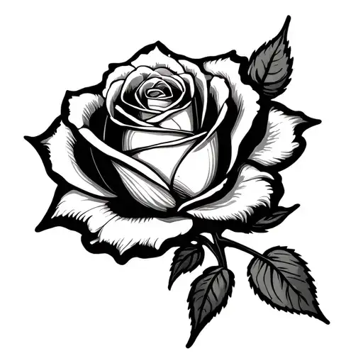 VHS tape with a rose in memory of my dad tattoo design idea