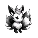 Vulpix tattoo design idea