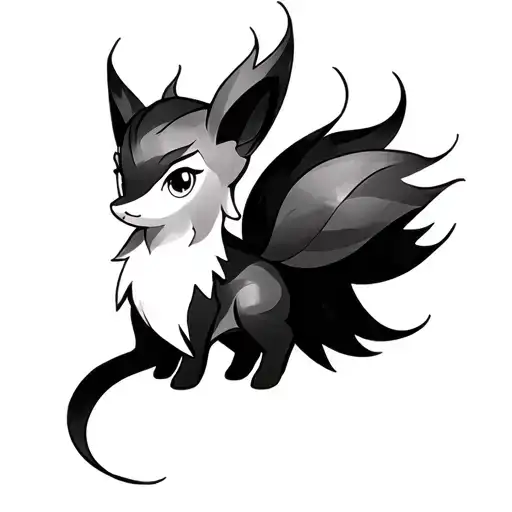Vulpix tattoo design idea
