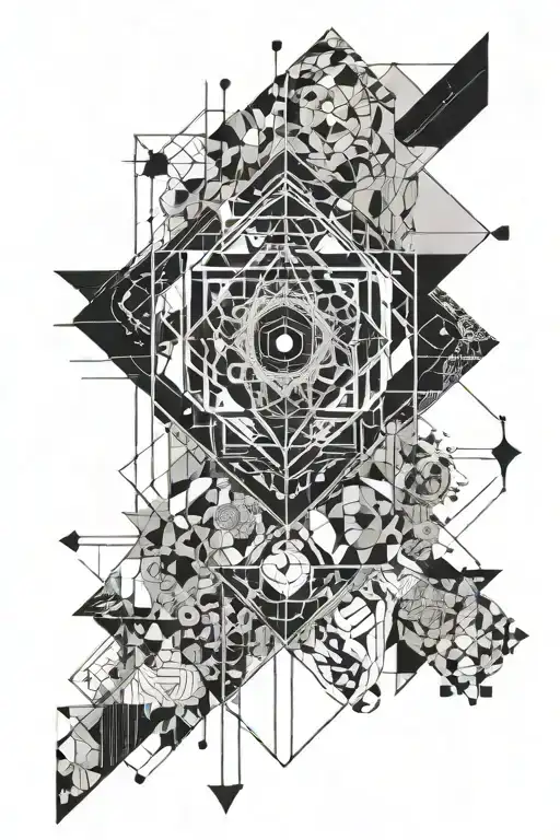 literature intertwined with elements tattoo design idea