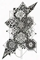 literature intertwined with elements tattoo design idea