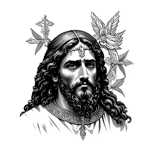 saint judas tadeo tattoo design idea