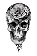 skull tattoo design idea