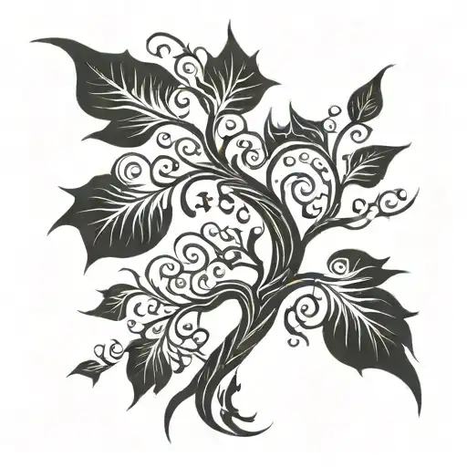 Poison Tree tattoo design idea