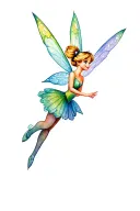 Tinkerbell tattoo design idea