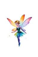 Tinkerbell tattoo design idea