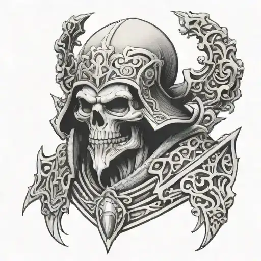 Lich frome dota 2 tattoo design idea